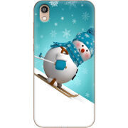 Чехол Uprint Huawei Honor 8S Skier Snowman