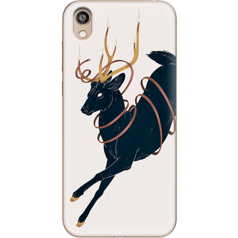 Чехол Uprint Huawei Honor 8S Black Deer