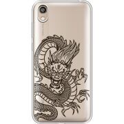 Прозрачный чехол Uprint Honor 8S Chinese Dragon