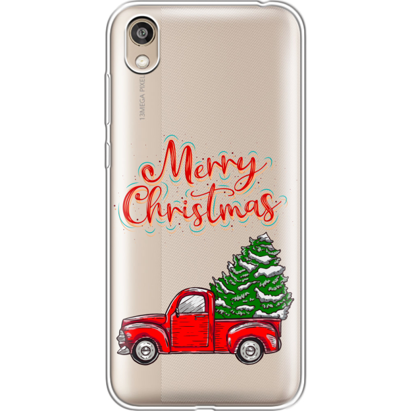 Прозрачный чехол Uprint Honor 8S Holiday Car