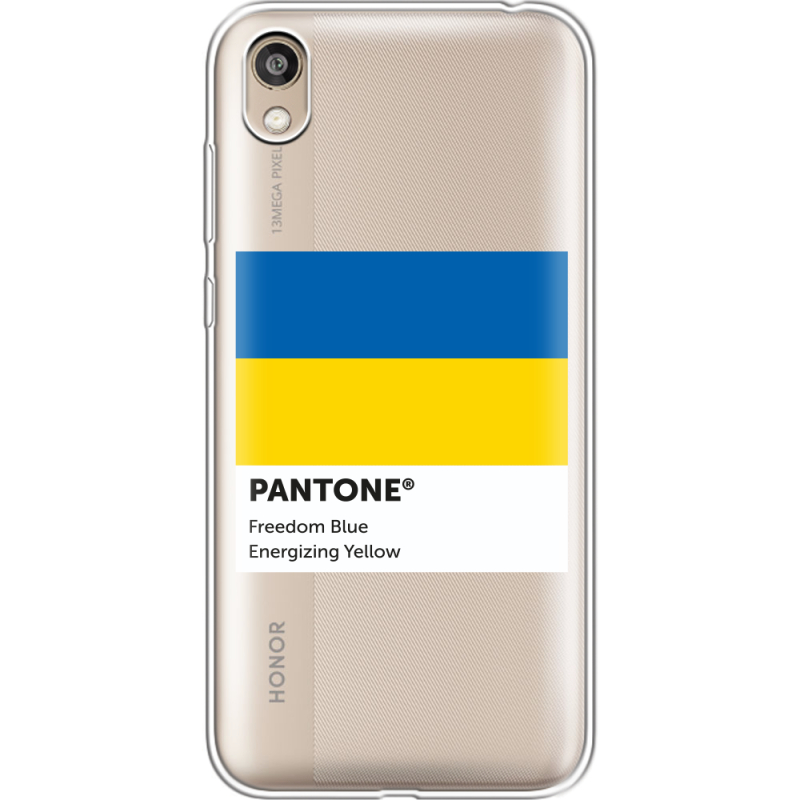 Прозрачный чехол Uprint Honor 8S Pantone вільний синій