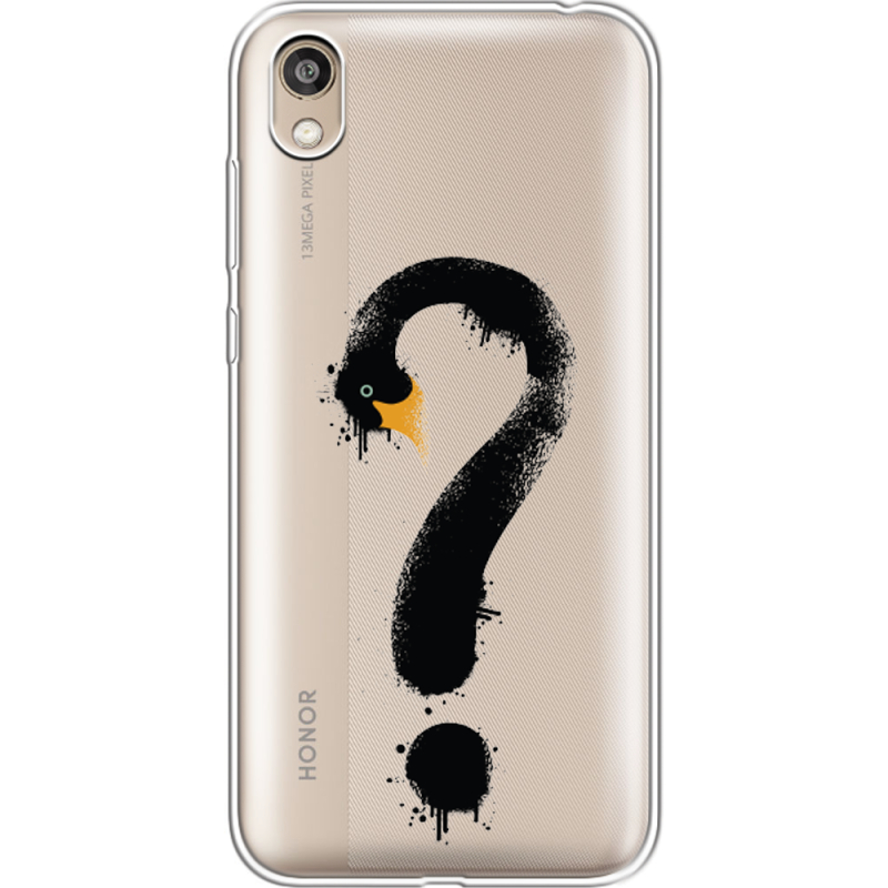 Прозрачный чехол Uprint Honor 8S Swan question