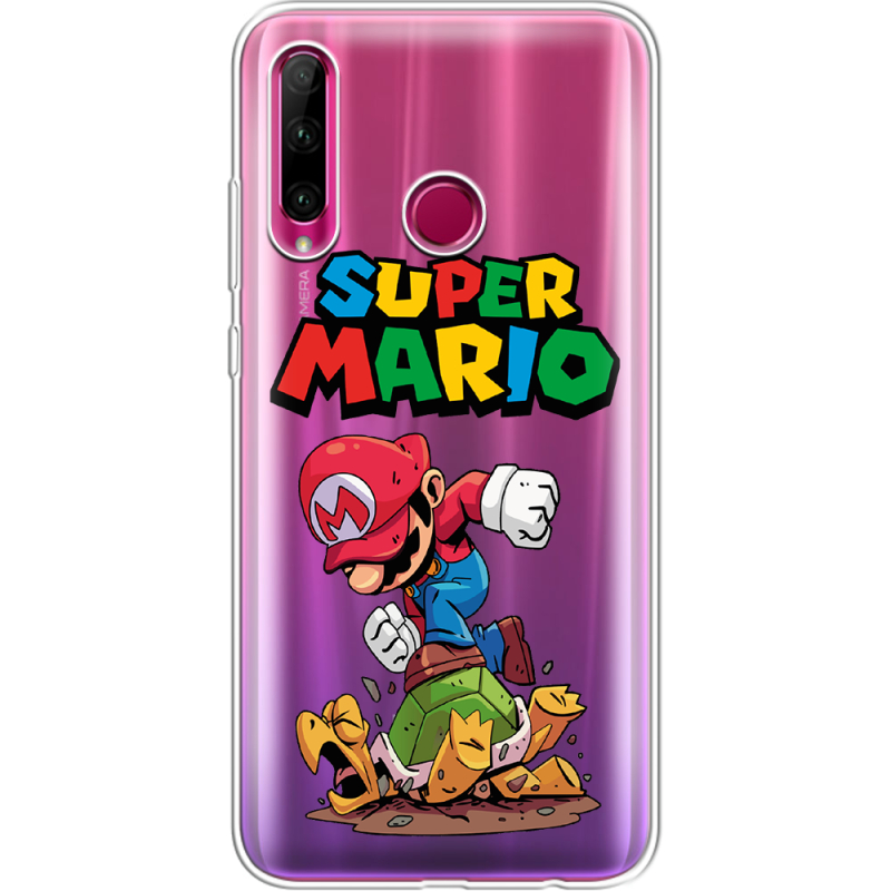 Прозрачный чехол Uprint Honor 10i Super Mario