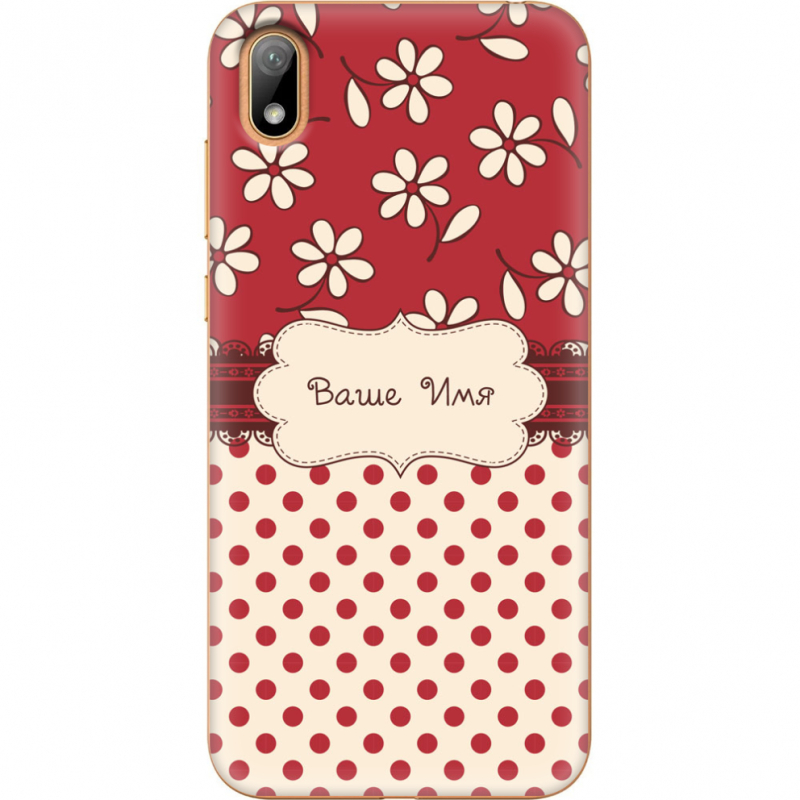 Чехол U-print Huawei Y5 2019 Именной Polka Dots