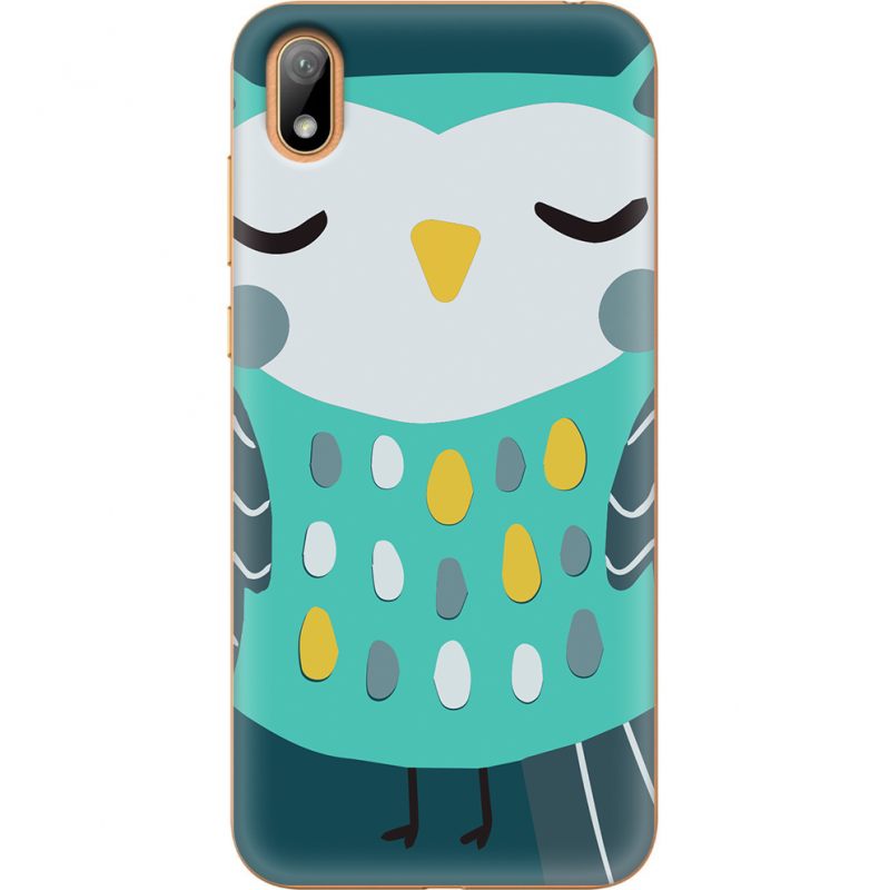 Чехол U-print Huawei Y5 2019 Green Owl