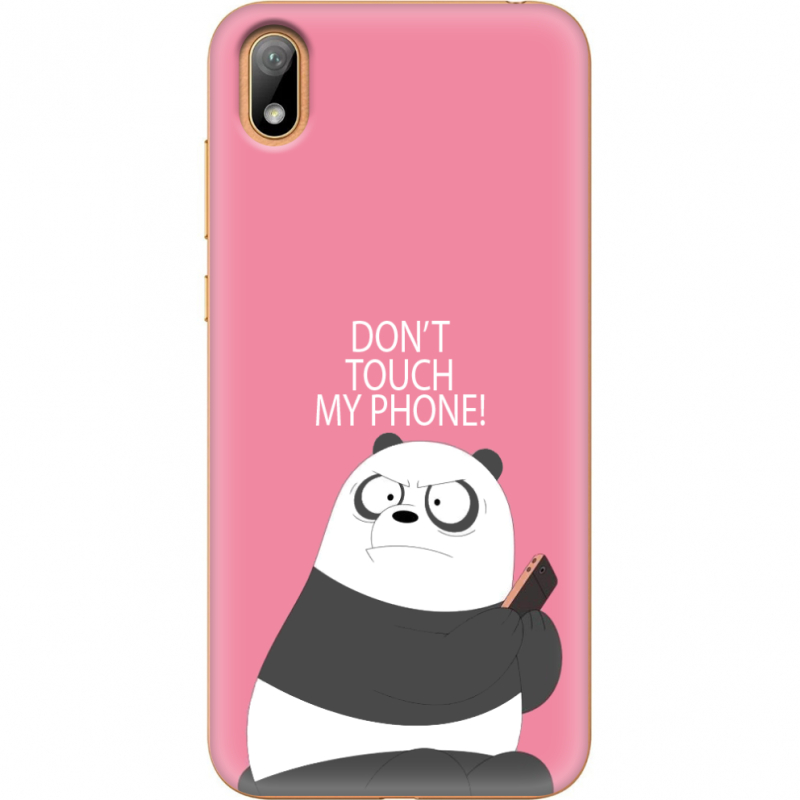 Чехол U-print Huawei Y5 2019 Dont Touch My Phone Panda