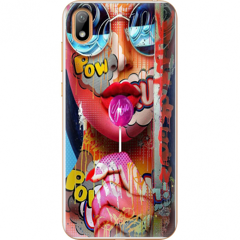 Чехол U-print Huawei Y5 2019 Colorful Girl