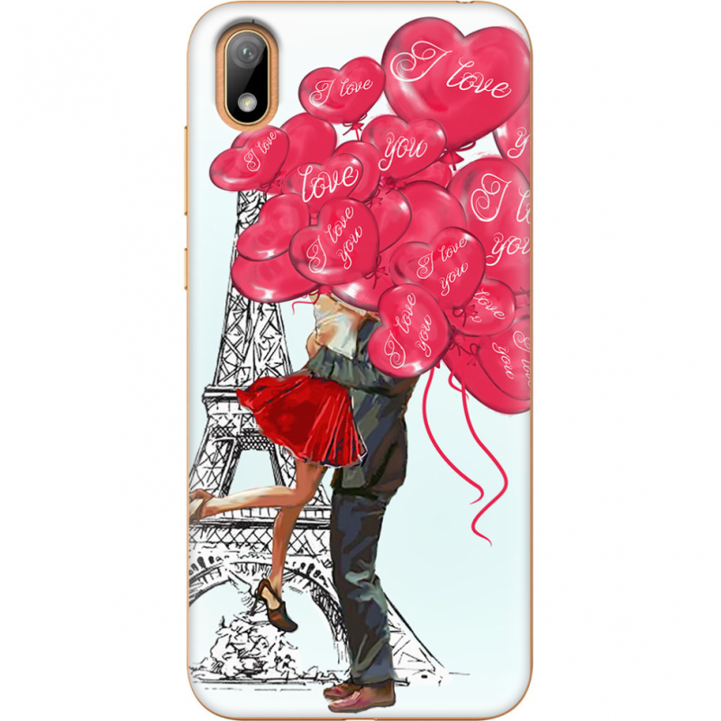 Чехол U-print Huawei Y5 2019 Love in Paris