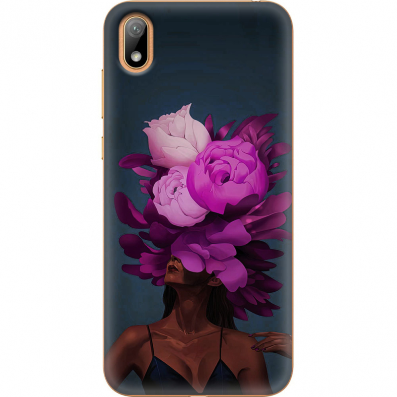 Чехол U-print Huawei Y5 2019 Exquisite Purple Flowers