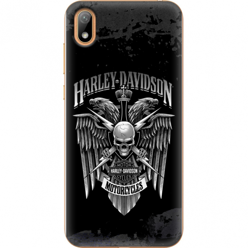 Чехол U-print Huawei Y5 2019 Harley Davidson