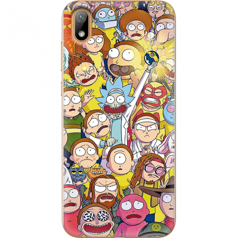 Чехол U-print Huawei Y5 2019 Rick and Morty