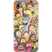 Чехол U-print Huawei Y5 2019 Rick and Morty