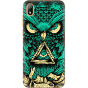 Чехол U-print Huawei Y5 2019 Masonic Owl