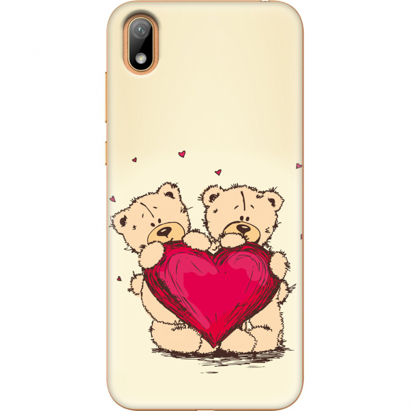 Чехол U-print Huawei Y5 2019 Teddy Bear Love