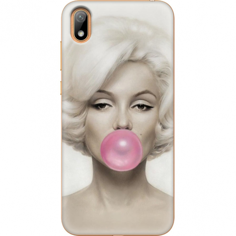 Чехол U-print Huawei Y5 2019 Marilyn Monroe Bubble Gum