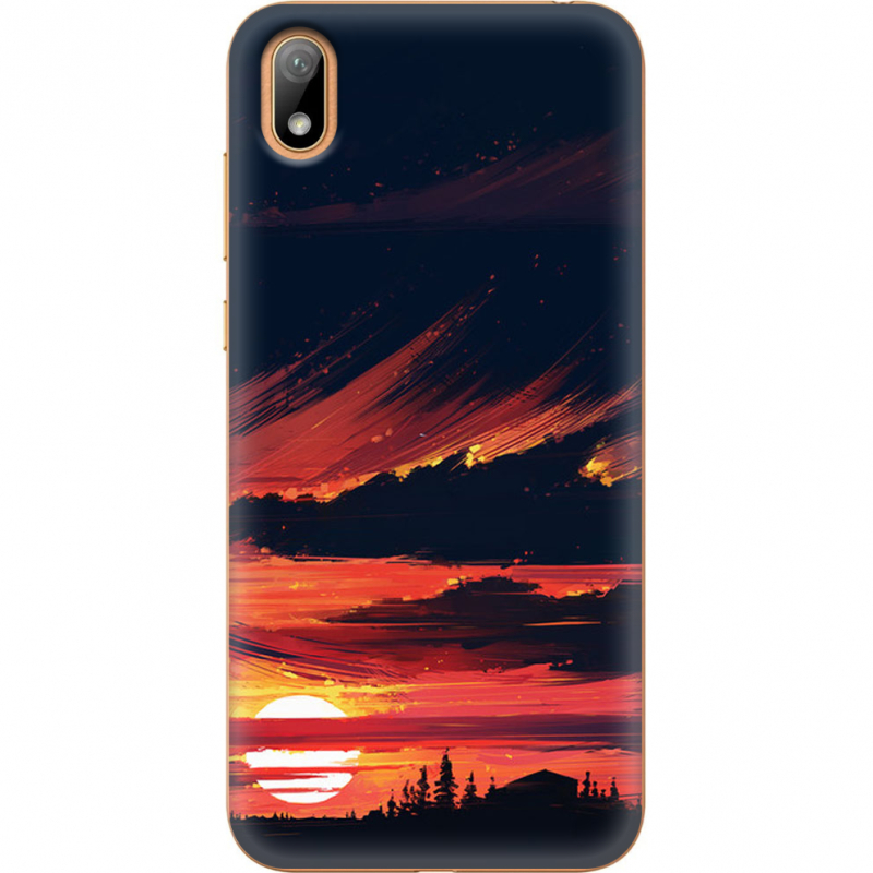 Чехол U-print Huawei Y5 2019 Sundown