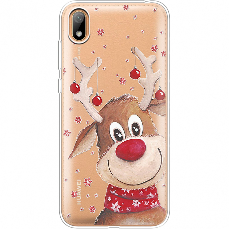 Прозрачный чехол Uprint Huawei Y5 2019 Winter Deer