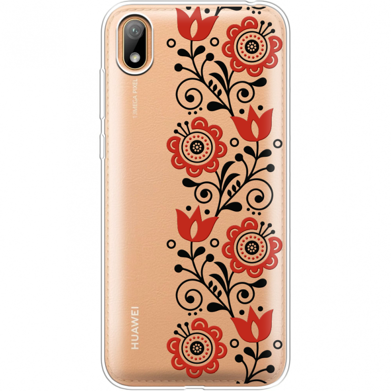 Прозрачный чехол Uprint Huawei Y5 2019 Ethno Ornament