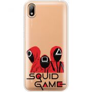 Прозрачный чехол Uprint Huawei Y5 2019 siquid game люди в красном