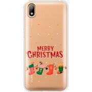Прозрачный чехол Uprint Huawei Y5 2019 Merry Christmas
