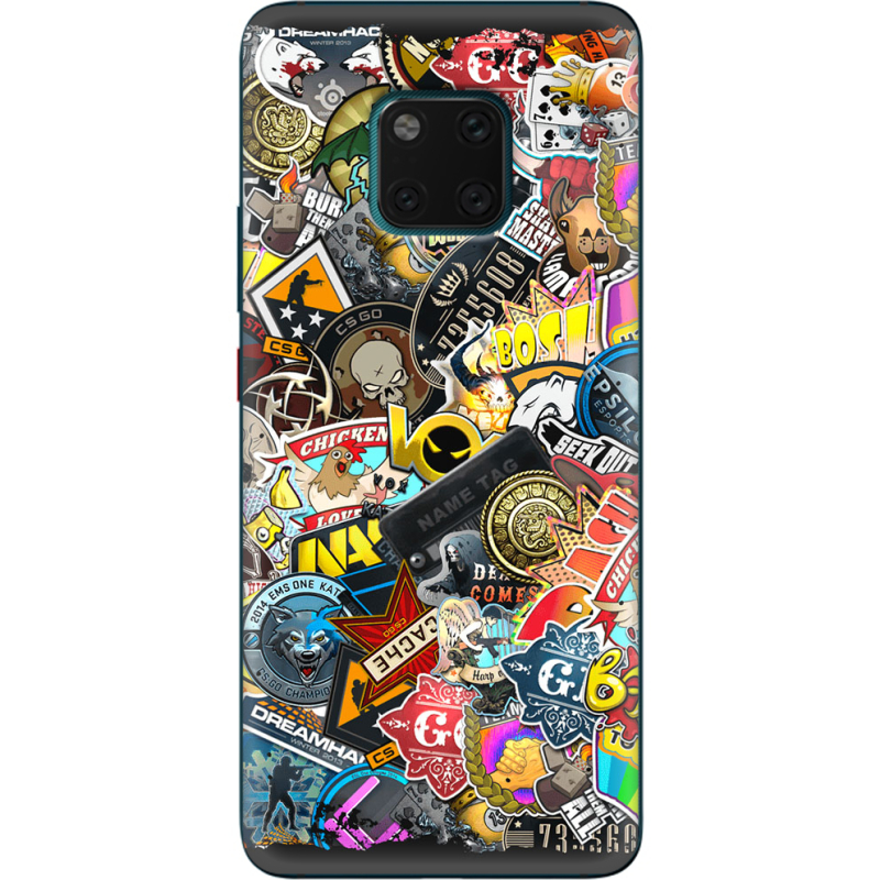 Чехол Uprint Huawei Mate 20 Pro CS:Go Stickerbombing