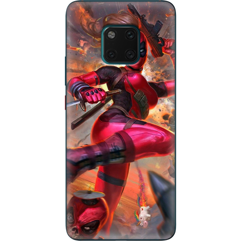 Чехол Uprint Huawei Mate 20 Pro Woman Deadpool