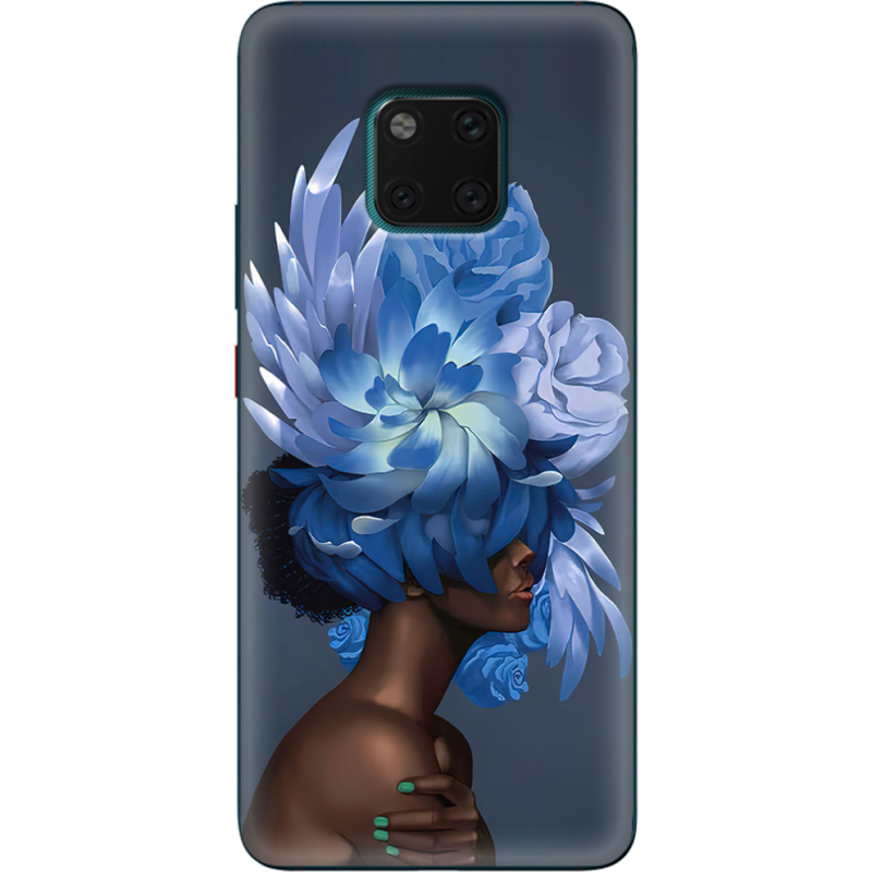 Чехол Uprint Huawei Mate 20 Pro Exquisite Blue Flowers