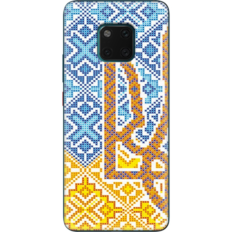 Чехол Uprint Huawei Mate 20 Pro Тризуб Вишивка