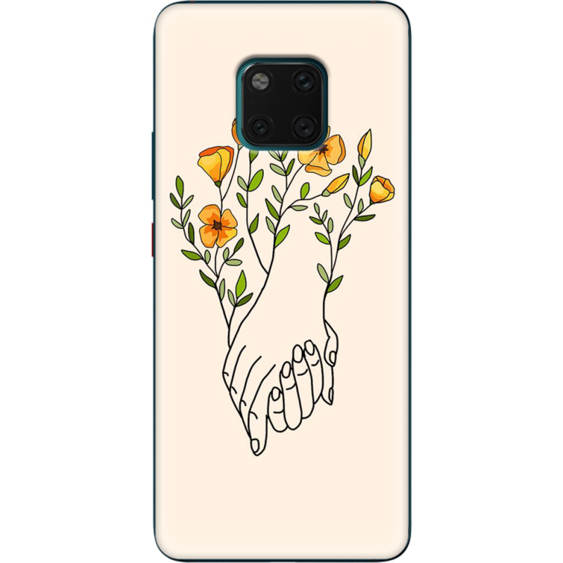 Чехол Uprint Huawei Mate 20 Pro Flower Hands