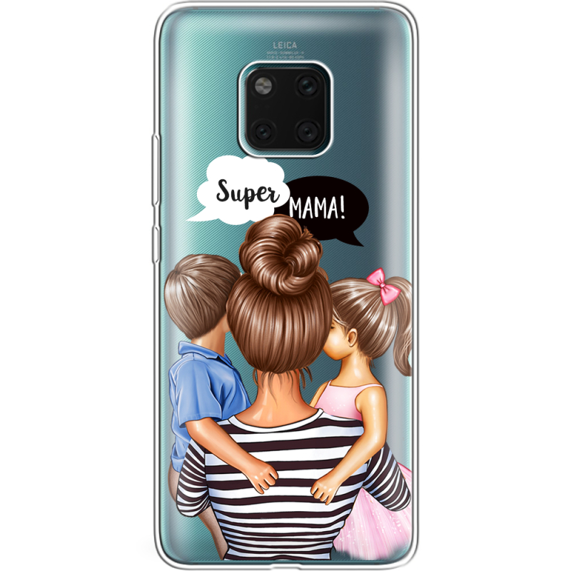 Прозрачный чехол Uprint Huawei Mate 20 Pro Super Mama