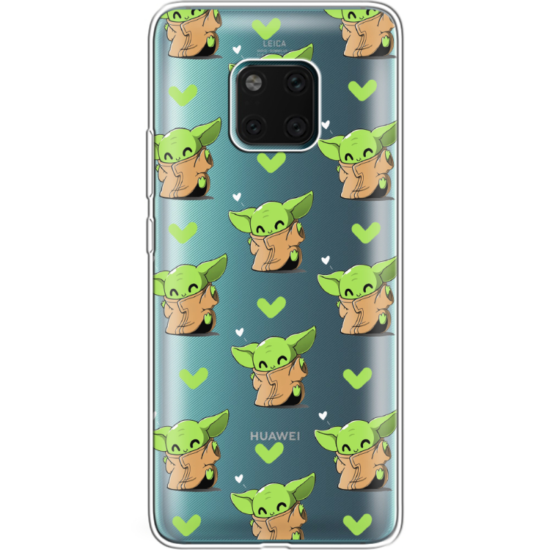 Прозрачный чехол Uprint Huawei Mate 20 Pro Pattern Baby Yoda