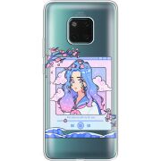 Прозрачный чехол Uprint Huawei Mate 20 Pro The Sakuras Will Cry For You