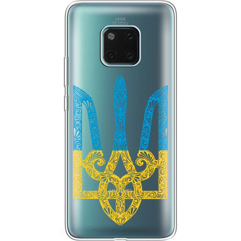 Прозрачный чехол Uprint Huawei Mate 20 Pro Gold Trident