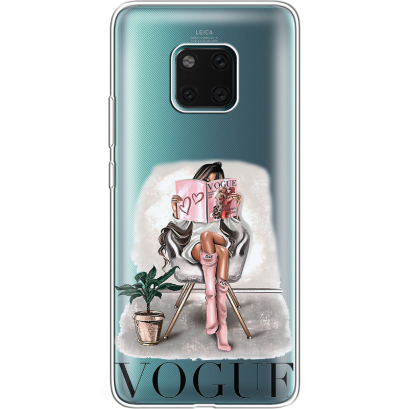 Прозрачный чехол Uprint Huawei Mate 20 Pro VOGUE