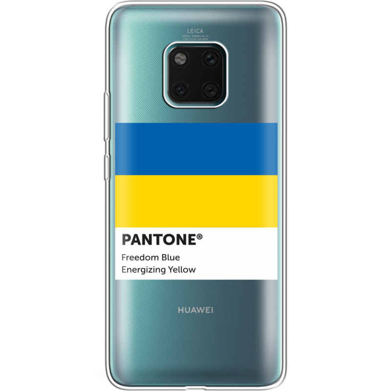 Прозрачный чехол Uprint Huawei Mate 20 Pro Pantone вільний синій