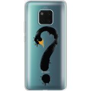Прозрачный чехол Uprint Huawei Mate 20 Pro Swan question
