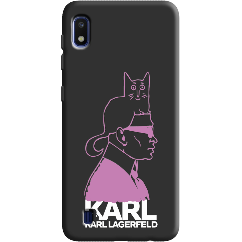 Черный чехол Uprint Samsung A105 Galaxy A10 Pink Karl