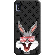 Черный чехол Uprint Samsung A105 Galaxy A10 looney bunny