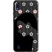 Черный чехол Uprint Samsung A105 Galaxy A10 Flower Hair