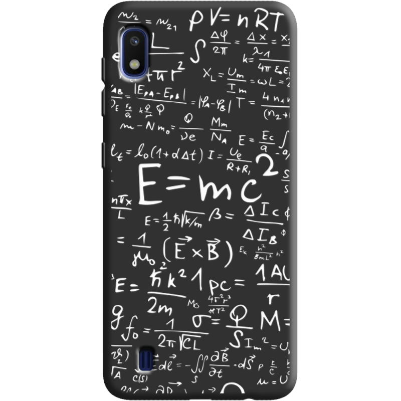 Черный чехол Uprint Samsung A105 Galaxy A10 E=mc2