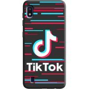 Черный чехол Uprint Samsung A105 Galaxy A10 Tik Tok