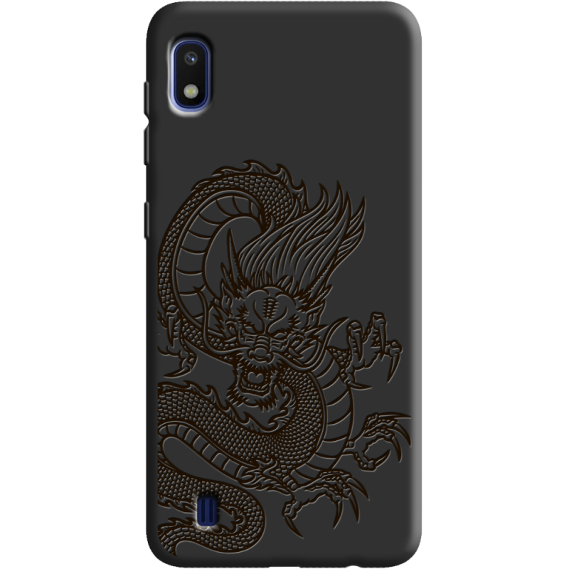 Черный чехол Uprint Samsung A105 Galaxy A10 Chinese Dragon