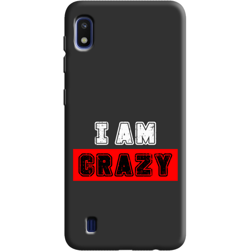 Черный чехол Uprint Samsung A105 Galaxy A10 I'm Crazy