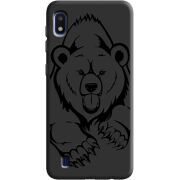 Черный чехол Uprint Samsung A105 Galaxy A10 Grizzly Bear