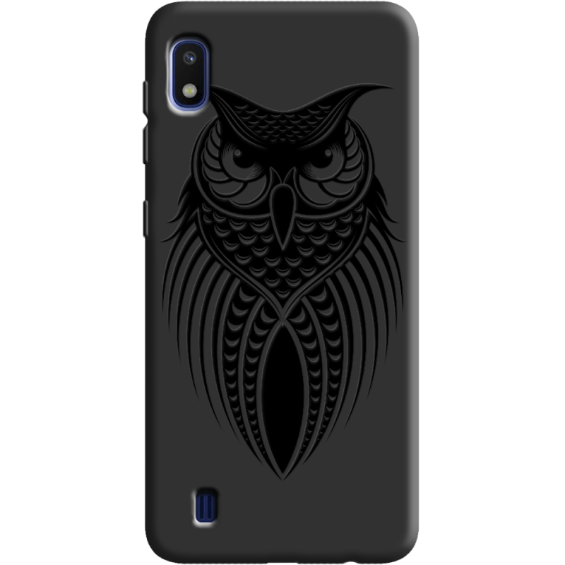 Черный чехол Uprint Samsung A105 Galaxy A10 Owl