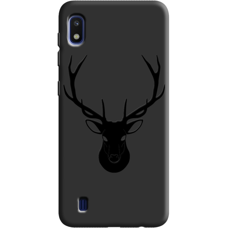 Черный чехол Uprint Samsung A105 Galaxy A10 Deer