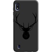 Черный чехол Uprint Samsung A105 Galaxy A10 Deer