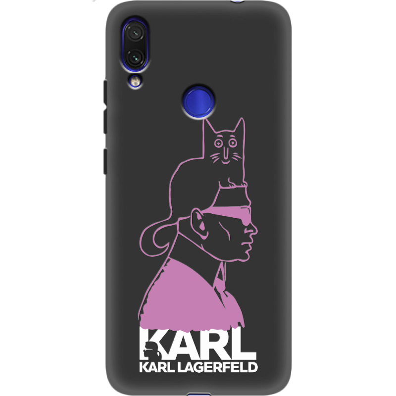 Черный чехол Uprint Xiaomi Redmi Note 7 Pink Karl