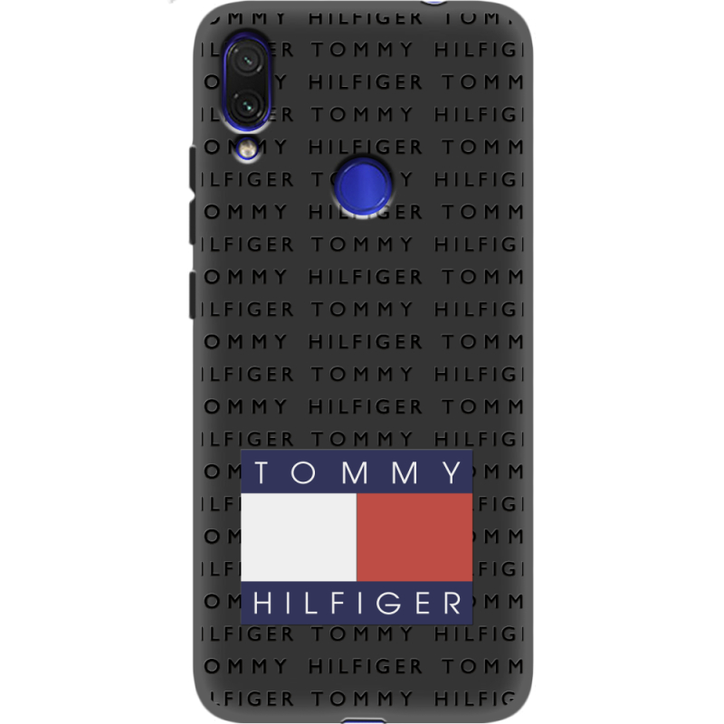 Черный чехол Uprint Xiaomi Redmi Note 7 Tommy Print