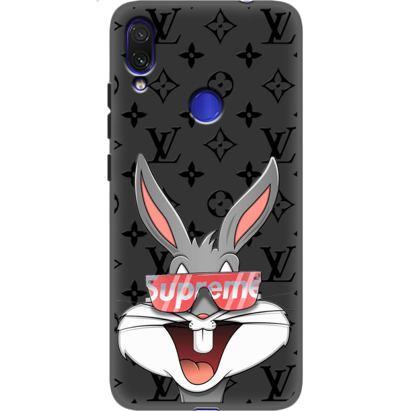 Черный чехол Uprint Xiaomi Redmi Note 7 looney bunny